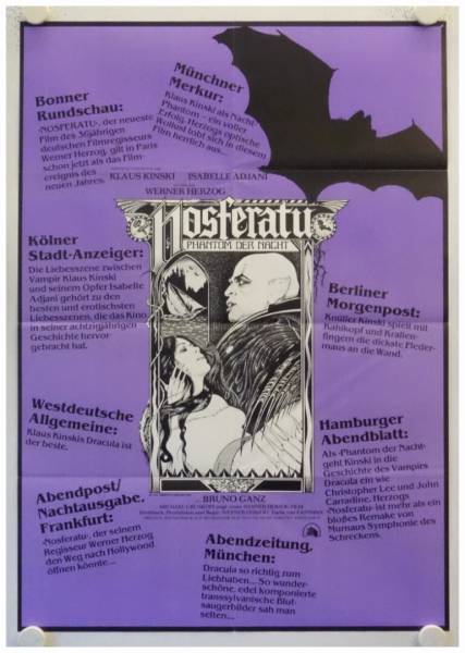 Nosferatu originales deutsches Filmplakat